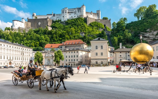 Kapitelplatz in der Stadt Salzburg © Salzburg Tourismus