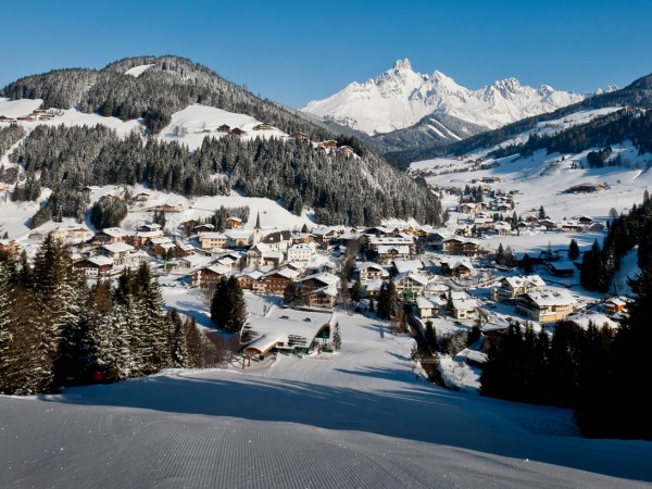 Blick über Bergdorf Filzmoos im Winter © TVB Filzmoos